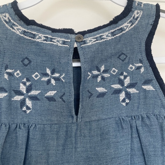 SEA NEW YORK SLEEVELESS EMBROIDERED TOP SIZE 4 - Picture 5 of 7